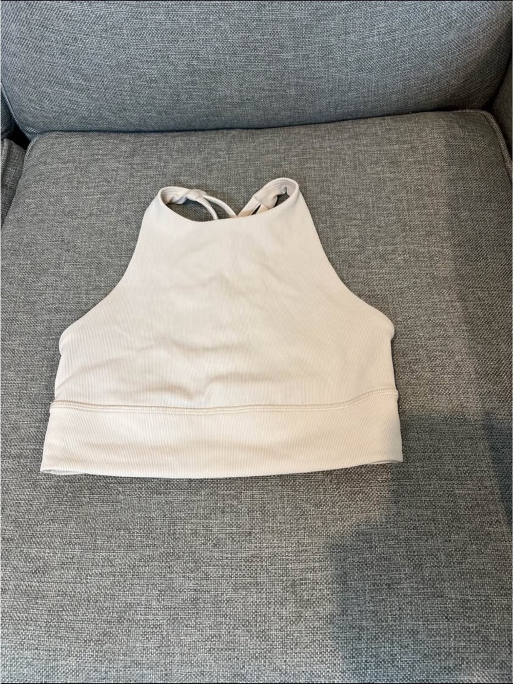 lululemon ribbed High-Neck Crop/bra Top